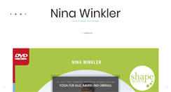 Desktop Screenshot of ninawinkler.de