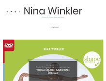 Tablet Screenshot of ninawinkler.de